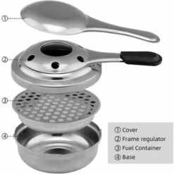 ASUPERMALL 16CM Cadre Réglable Mini Four Brûleur En Acier Inoxydable, Pour Randonnée En Plein Air Pique-Nique Randonnée Camping Ou Four Domestique, Pour Fondue Mini Hot-Pot, Acier Inoxydable, 1PC - Acier Inoxydable, 1PC 11 ASUPERMALL 16CM Cadre Réglable Mini Four Brûleur En Acier Inoxydable, Pour Randonnée En Plein Air Pique-Nique Randonnée Camping Ou Four Domestique, Pour Fondue Mini Hot-Pot, Acier Inoxydable, 1PC - Acier Inoxydable, 1PC -Pas Cher Réchaud Boutique 58752185 5