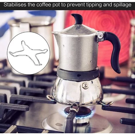 CHANCEY Lot De 2 Réducteurs De Gaz En Acier Inoxydable Pour Cuisinière à Gaz - Support De Poêle à Gaz - Grille Supérieure - Support Pour Wok - Pour Cafetière,SEMAket 4 CHANCEY Lot De 2 Réducteurs De Gaz En Acier Inoxydable Pour Cuisinière à Gaz - Support De Poêle à Gaz - Grille Supérieure - Support Pour Wok - Pour Cafetière,SEMAket – Image 2