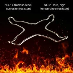 CHANCEY Lot De 2 Réducteurs De Gaz En Acier Inoxydable Pour Cuisinière à Gaz - Support De Poêle à Gaz - Grille Supérieure - Support Pour Wok - Pour Cafetière,SEMAket 10 CHANCEY Lot De 2 Réducteurs De Gaz En Acier Inoxydable Pour Cuisinière à Gaz - Support De Poêle à Gaz - Grille Supérieure - Support Pour Wok - Pour Cafetière,SEMAket -Pas Cher Réchaud Boutique 58806143 4