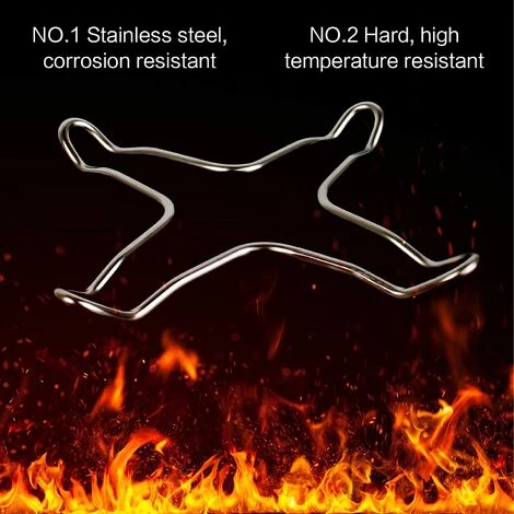 CHANCEY Lot De 2 Réducteurs De Gaz En Acier Inoxydable Pour Cuisinière à Gaz - Support De Poêle à Gaz - Grille Supérieure - Support Pour Wok - Pour Cafetière,SEMAket 6 CHANCEY Lot De 2 Réducteurs De Gaz En Acier Inoxydable Pour Cuisinière à Gaz - Support De Poêle à Gaz - Grille Supérieure - Support Pour Wok - Pour Cafetière,SEMAket – Image 4