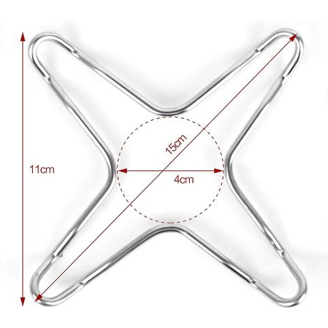CHANCEY Lot De 2 Réducteurs De Gaz En Acier Inoxydable Pour Cuisinière à Gaz - Support De Poêle à Gaz - Grille Supérieure - Support Pour Wok - Pour Cafetière,SEMAket 7 CHANCEY Lot De 2 Réducteurs De Gaz En Acier Inoxydable Pour Cuisinière à Gaz - Support De Poêle à Gaz - Grille Supérieure - Support Pour Wok - Pour Cafetière,SEMAket – Image 5