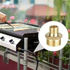 GUAZHUNIFR Adaptateur De Gaz Adaptateur De Tuyau Gaz En Cuivre Adaptateur Connexion Bouteille Gaz , 2 Pièces -Pas Cher Réchaud Boutique 59085026 4