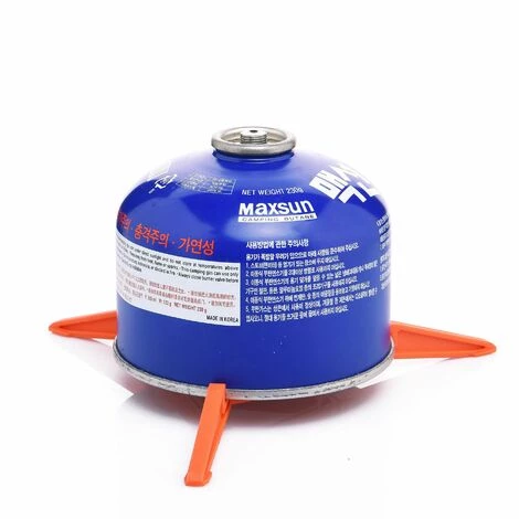 GUAZHUNIFR GU.B/bon Pliant Support Stabilisateur Antidérapant Réchaud à Gaz Stand Camping Réservoir De Gaz Trépied Multi-usages Portable Pour Camping - Orange 6 GUAZHUNIFR GU.B/bon Pliant Support Stabilisateur Antidérapant Réchaud à Gaz Stand Camping Réservoir De Gaz Trépied Multi-usages Portable Pour Camping - Orange – Image 4