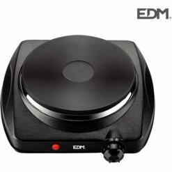 Cuisinière électrique Noire 1400w 1 Brûleur Ce/a13 25x26x8,5cm Edm.