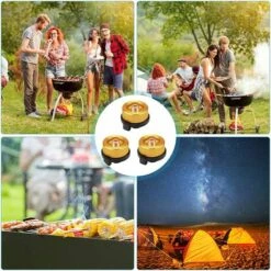 GALOZZOIT 3PCS Adaptateur De Bouteille De Gaz, Convertisseur De Gaz Buse De Transfert Connecteur Pour Brûleur De Poêle Réchaud De Camping Cartouche De Gaz Butane à Visser -Pas Cher Réchaud Boutique 59800215 5