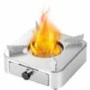 ASUPERMALL Réchaud à Alcool Avec Tiroir Coulissant, Brûleur à Alcool Pour Le Barbecue Extérieur, Le Camping Et La Randonnée -Pas Cher Réchaud Boutique 59849369 1