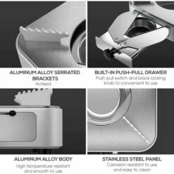 ASUPERMALL Réchaud à Alcool Avec Tiroir Coulissant, Brûleur à Alcool Pour Le Barbecue Extérieur, Le Camping Et La Randonnée 9 ASUPERMALL Réchaud à Alcool Avec Tiroir Coulissant, Brûleur à Alcool Pour Le Barbecue Extérieur, Le Camping Et La Randonnée -Pas Cher Réchaud Boutique 59849369 3