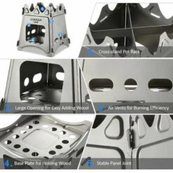 TANCYCO Poêle à Bois Pliant Compact En Titane Avec Mini Poêle à Alcool Pour Pique-nique De Cuisine De Camping En Plein Air,,poêle à Bois Avec Réchaud à Alcool 10 TANCYCO Poêle à Bois Pliant Compact En Titane Avec Mini Poêle à Alcool Pour Pique-nique De Cuisine De Camping En Plein Air,,poêle à Bois Avec Réchaud à Alcool -Pas Cher Réchaud Boutique 59952924 4