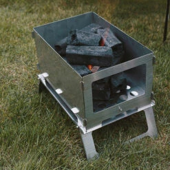 TANCYCO Réchaud De Camping Pliable Barbecue Grill En Acier Inoxydable Poêle à Barbecue Poêle à Bois Randonnée En Plein Air Gril De Pique-nique,Base,L -Pas Cher Réchaud Boutique 59952942 3