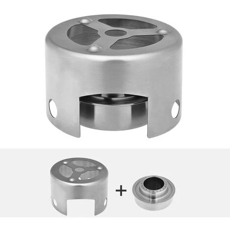 TANCYCO Poêle à Alcool Extérieur Et Rack Combo Set Mini Portable Poêle à Alcool Avec Pare-brise Rack Pour Camping Randonnée Randonnée,,Réchaud à Alcool Avec Support 4 TANCYCO Poêle à Alcool Extérieur Et Rack Combo Set Mini Portable Poêle à Alcool Avec Pare-brise Rack Pour Camping Randonnée Randonnée,,Réchaud à Alcool Avec Support – Image 2