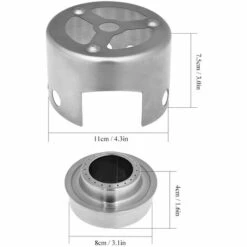 TANCYCO Poêle à Alcool Extérieur Et Rack Combo Set Mini Portable Poêle à Alcool Avec Pare-brise Rack Pour Camping Randonnée Randonnée,,Réchaud à Alcool Avec Support 9 TANCYCO Poêle à Alcool Extérieur Et Rack Combo Set Mini Portable Poêle à Alcool Avec Pare-brise Rack Pour Camping Randonnée Randonnée,,Réchaud à Alcool Avec Support -Pas Cher Réchaud Boutique 59952983 3