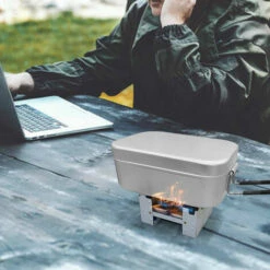 TANCYCO Réchaud Extérieur En Acier Inoxydable Avec Bouteille Mini-gril Four à Alcool Portable Grille Pliante Brûlant Poche à Alcool Réchaud De Camping Outil De Pique-nique De Camping Pour Usage Domestique Dans Le Parc,Argent, 8 TANCYCO Réchaud Extérieur En Acier Inoxydable Avec Bouteille Mini-gril Four à Alcool Portable Grille Pliante Brûlant Poche à Alcool Réchaud De Camping Outil De Pique-nique De Camping Pour Usage Domestique Dans Le Parc,Argent, -Pas Cher Réchaud Boutique 59953001 2