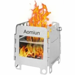 TANCYCO Réchaud De Camping Portable En Acier Inoxydable Réchaud à Bois Pliant Léger Réchaud De Poche Camping En Plein Air Cuisine Pique-nique Randonnée Réchaud,Argent, 8 TANCYCO Réchaud De Camping Portable En Acier Inoxydable Réchaud à Bois Pliant Léger Réchaud De Poche Camping En Plein Air Cuisine Pique-nique Randonnée Réchaud,Argent, -Pas Cher Réchaud Boutique 59953010 2