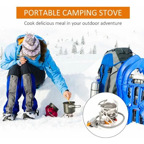 TANCYCO Réchaud à Gaz De Camping Pliable Coupe-vent à Allumage Piézo-électrique Réchaud De Randonnée Réchaud Portable En Plein Air,Brûleur En Nid D'abeille, 7 TANCYCO Réchaud à Gaz De Camping Pliable Coupe-vent à Allumage Piézo-électrique Réchaud De Randonnée Réchaud Portable En Plein Air,Brûleur En Nid D'abeille, – Image 5