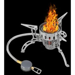 TANCYCO Infrarouge Camping Poêle Extérieur Ultraléger Portable Cuisinière Fournaise Pliable Windproof Gaz Mini Brûleur Pour Cookout Pique-nique Randonnée Pédestre,Gris, -Pas Cher Réchaud Boutique 59953053 5