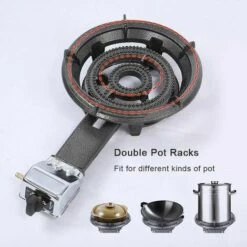 TANCYCO 10KW Extérieur Brûleur à Gaz Propane Poêle Camping Fonte Brûleur LPG Poêle,,10KW -Pas Cher Réchaud Boutique 59953225 3