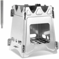 TANCYCO Poêle à Bois Pliant Compact Pour Pique-nique De Cuisine En Camping En Plein Air,Argent, 8 TANCYCO Poêle à Bois Pliant Compact Pour Pique-nique De Cuisine En Camping En Plein Air,Argent, -Pas Cher Réchaud Boutique 59953262 3
