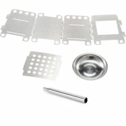 TANCYCO Portable En Acier Inoxydable Léger Pliant Poêle À Bois De Poche Alcool Poêle Avec Pliable Bellow Cuisson En Plein Air Camping Randonnée,,Poêle à Soufflet -Pas Cher Réchaud Boutique 59953283 3