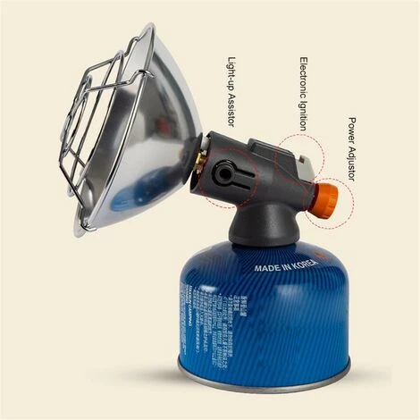 TANCYCO Camping En Plein Air Mini Chauffage Portable Poêle De Chauffage Au Gaz Réchauffeur De Tente De Pêche Sur Glace En Plein Air Portable,Noir Argent, 6 TANCYCO Camping En Plein Air Mini Chauffage Portable Poêle De Chauffage Au Gaz Réchauffeur De Tente De Pêche Sur Glace En Plein Air Portable,Noir Argent, – Image 4