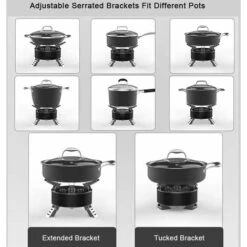 TANCYCO 12800W Camping Cuisinière à Gaz Coupe-vent 5 Brûleurs Cuisinière à Gaz Pliable Réchaud Pour La Pêche En Plein Air Randonnée Voyage,,12800W 10 TANCYCO 12800W Camping Cuisinière à Gaz Coupe-vent 5 Brûleurs Cuisinière à Gaz Pliable Réchaud Pour La Pêche En Plein Air Randonnée Voyage,,12800W -Pas Cher Réchaud Boutique 59953449 4