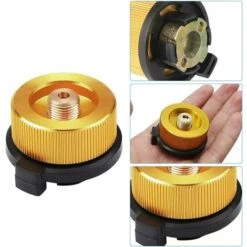 DENUOTOP Accessoires Pour Réchaud 3PCS Adaptateur De Bouteille De Gaz, Convertisseur De Gaz Buse De Transfert Connecteur Pour Brûleur De Poêle Réchaud De Camping Cartouche De Gaz Butane à Visser 9 DENUOTOP Accessoires Pour Réchaud 3PCS Adaptateur De Bouteille De Gaz, Convertisseur De Gaz Buse De Transfert Connecteur Pour Brûleur De Poêle Réchaud De Camping Cartouche De Gaz Butane à Visser -Pas Cher Réchaud Boutique 60006664 3