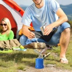 Jardin Piscine Réchaud à Gaz Réchaud De Camping Portable Réchaud De Réservoir De Gaz Réchaud De Camping Au Propane Avec Brûleur Réglable Pour L'extérieur - Mode 2 LangRay -Pas Cher Réchaud Boutique 60134596 5