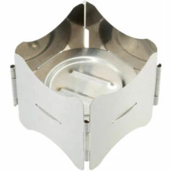 Jardin Piscine Réchaud à Gaz Support De Casserole Pliable Portable En Acier Inoxydable Avec Support De Réchaud à Combustible Solide - Support De Poêle LangRay -Pas Cher Réchaud Boutique 60135761 4