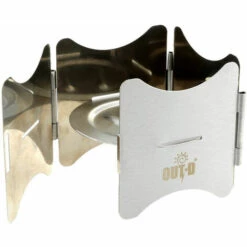 Jardin Piscine Réchaud à Gaz Support De Casserole Pliable Portable En Acier Inoxydable Avec Support De Réchaud à Combustible Solide - Support De Poêle LangRay -Pas Cher Réchaud Boutique 60135761 5