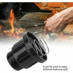 JOORRT Bouchon D'allumeur à Bouton Poussoir, Bouchon D'allumeur En Plastique Noir -Pas Cher Réchaud Boutique 60186336 3