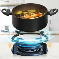 READCLY Adaptateur Wok Gaz Anneau Wok, Universels Antidérapants Cuisine Wok Soutien Bague, Poêle Support Rack Lait Pot Support Accessoires Pour Cuisinière Gaz -Pas Cher Réchaud Boutique 60215060 3