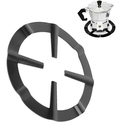 READCLY Support De Casserole Moka, Support Pot à Moka Acier Inoxydable Pour Cuisinière Gaz Rond Métal Réducteur D'anneau De Gaz Cafetière Réducteur étagère Anneau Pour Cuisson - Noir 13.3 3 READCLY Support De Casserole Moka, Support Pot à Moka Acier Inoxydable Pour Cuisinière Gaz Rond Métal Réducteur D'anneau De Gaz Cafetière Réducteur étagère Anneau Pour Cuisson - Noir 13.3