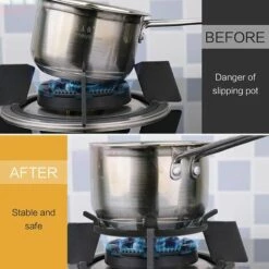 READCLY Bague Réducteur De Gaz En Acier Inoxydable Support Universel En Fer Antidérapant Pour Poêle à Gaz Pour Cuisinière à Gaz - Dessous De Plat - Grille De Cuisson -Pas Cher Réchaud Boutique 60215227 4