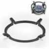 READCLY Support De Poêle à Wok En Fonte Support De Wok Universel Adaptateur Wok Gaz Pour Poêle En Fonte Antidérapant Noir, Pour Brûleurs,Plaques à Gaz,Cuisinières