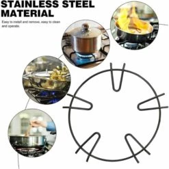 READCLY 2 Pièces Anneau De Wok En Acier Inoxydable Wok Rack En Métal Wok Rack De Cuisson Wok Anneau Pot Rack Support Pour Cuisinière À Gaz Belle Et Pratique, Longueur Intérieure 6,5CM, Longueur Extérieure 15,5CM 10 READCLY 2 Pièces Anneau De Wok En Acier Inoxydable Wok Rack En Métal Wok Rack De Cuisson Wok Anneau Pot Rack Support Pour Cuisinière À Gaz Belle Et Pratique, Longueur Intérieure 6,5CM, Longueur Extérieure 15,5CM -Pas Cher Réchaud Boutique 60216170 4