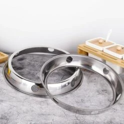 READCLY Anneau Wok Support Wok En Acier Inoxydable L'anneau Adaptateur Wok Convient à La Poêle à Fond Rond, Convient Au Brûleur, Cuisinière à Gaz, Cuisinière, Cuisinière, Service De Table, Anneau Intérieur 18 Cm, Anneau Extérieur 21,5 Cm 9 READCLY Anneau Wok Support Wok En Acier Inoxydable L'anneau Adaptateur Wok Convient à La Poêle à Fond Rond, Convient Au Brûleur, Cuisinière à Gaz, Cuisinière, Cuisinière, Service De Table, Anneau Intérieur 18 Cm, Anneau Extérieur 21,5 Cm -Pas Cher Réchaud Boutique 60216421 4