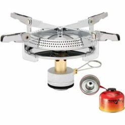 MACARON Réchaud De Camping à Gaz Mini Réchaud Portable Ultraléger En Alliage De Titane Poêle À Gaz Coupe-Vent Brûleur Avec Sac De Rangement Pour Randonnée Camping Escalade Pêche Picnique BBQ LO-Ron -Pas Cher Réchaud Boutique 60279718 3