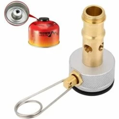 MACARON Réchaud De Camping à Gaz Mini Réchaud Portable Ultraléger En Alliage De Titane Poêle À Gaz Coupe-Vent Brûleur Avec Sac De Rangement Pour Randonnée Camping Escalade Pêche Picnique BBQ LO-Ron -Pas Cher Réchaud Boutique 60279718 4