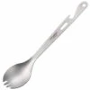 TOMSHOO 4-en-1 Titanium Spork Avec Cuillère Fourchette Cuillère Clé Décapsuleur Portable Extérieur Couverts Vaisselle Pour Camping Randonnée Pique-Nique