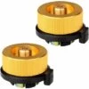 FR-LIFE BR-Vie 2 Pcs Adaptateur De Bouteille De Gaz De Camping Adaptateur Gaz Conversion Tête Adaptateur Connecteur De Buse Rechaud De Gaz Valve Adaptateur Pour Bidon En Butane à Visser Sur La