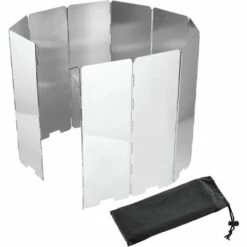 FR-LIFE BR-Vie Pare-Vent Pliable Rechaud 10 Pièces, Pare-Vent De Camping Pour Le Camping Et La Randonnée