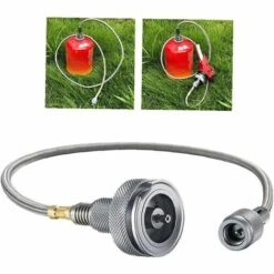 MACARON Adaptateur De Recharge De Gaz, Accessoire De Poêle Adaptateur De Réservoir De Gaz Portable Pour L'extérieur Pour Le Camping LO-Ron -Pas Cher Réchaud Boutique 60958256 4