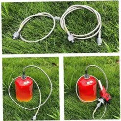 MACARON Adaptateur De Recharge De Gaz, Accessoire De Poêle Adaptateur De Réservoir De Gaz Portable Pour L'extérieur Pour Le Camping LO-Ron -Pas Cher Réchaud Boutique 60958256 5