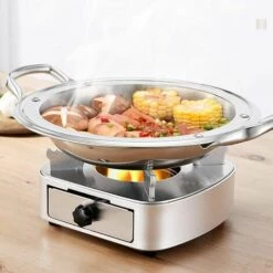 FR-LIFE BR-Vie Réchaud à Alcool En Acier INOX, Mini Réchaud Portable Pour Poêle - Argent -Pas Cher Réchaud Boutique 61047972 4