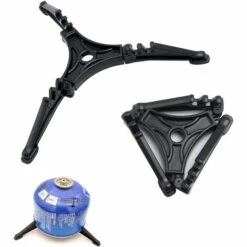 FR-LIFE BR-Vie Support De Réservoir De Gaz · Support De Réservoir De Gaz De Cuisine De Camping En Plein Air Support De Cartouche De Cartouche De Trépied, 2pcs Noir
