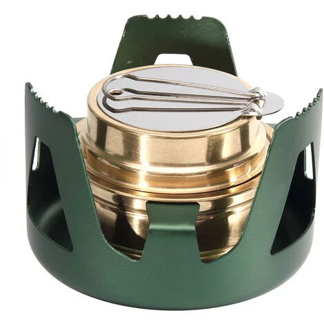 FR-LIFE Réchaud à Alcool,BR-Vie Extérieur Portable Ultra-léger Mini Cuisson Brûleurs à Alcool Cuisinière à Alcool Barbecue Brûleurs De Camping(vert) 3 FR-LIFE Réchaud à Alcool,BR-Vie Extérieur Portable Ultra-léger Mini Cuisson Brûleurs à Alcool Cuisinière à Alcool Barbecue Brûleurs De Camping(vert)