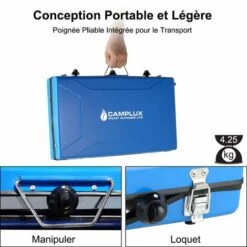Portable Cuisinière à Gaz, 3 Brûleurs Réchauds De Camping, 4.5kW Fonctionne Au Gaz Butane/Propane, Brûleurs De Cuisinière à Gaz De Voyage Pour L'extérieur Camplux JK-5330 8 Portable Cuisinière à Gaz, 3 Brûleurs Réchauds De Camping, 4.5kW Fonctionne Au Gaz Butane/Propane, Brûleurs De Cuisinière à Gaz De Voyage Pour L'extérieur Camplux JK-5330 -Pas Cher Réchaud Boutique 61062922 2