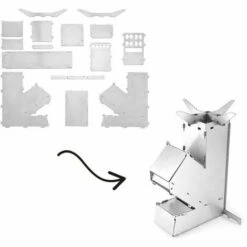 LITZEE Réchaud à Gaz Poêle à Bois Pliable Extérieur Détachable Portable Poêle à Fusée En Acier Inoxydable Poêle à Tente De Camp - S Réchaud à Gaz 10 LITZEE Réchaud à Gaz Poêle à Bois Pliable Extérieur Détachable Portable Poêle à Fusée En Acier Inoxydable Poêle à Tente De Camp - S Réchaud à Gaz -Pas Cher Réchaud Boutique 61104921 4