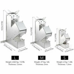 LITZEE Réchaud à Gaz Poêle à Bois Pliable Extérieur Détachable Portable Poêle à Fusée En Acier Inoxydable Poêle à Tente De Camp - S Réchaud à Gaz 11 LITZEE Réchaud à Gaz Poêle à Bois Pliable Extérieur Détachable Portable Poêle à Fusée En Acier Inoxydable Poêle à Tente De Camp - S Réchaud à Gaz -Pas Cher Réchaud Boutique 61104921 5