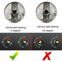 ROSIER 4 Boutons De Contrôle De Remplacement Universels En Métal, Commutateur Rotatif. Accessoires Pour Cuisine, Cuisinière, Réchaud à Gaz, Four De Cuisson, 6 Mm.,VEBTles -Pas Cher Réchaud Boutique 61303038 3
