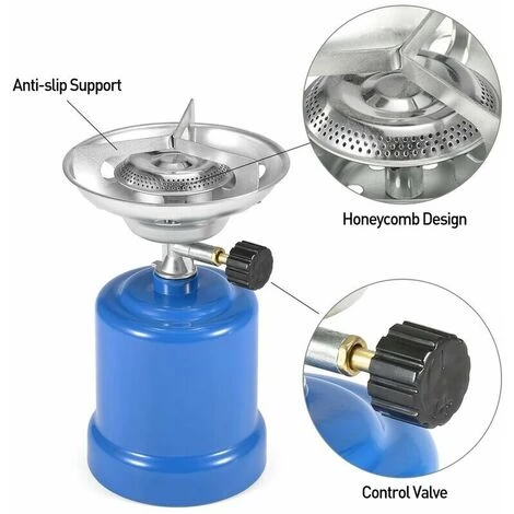 SINCèREETALI Vanne à Aiguille Réchaud De Camping Réchaud à Café Portable 190g Réservoir De Gaz Spécial Réchaud Piercing Tête Réchaud Extérieur 5 SINCèREETALI Vanne à Aiguille Réchaud De Camping Réchaud à Café Portable 190g Réservoir De Gaz Spécial Réchaud Piercing Tête Réchaud Extérieur – Image 3